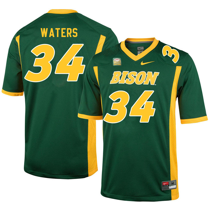 Men #34 Luke Waters North Dakota State Bison College Football Jerseys Sale-Green - Click Image to Close